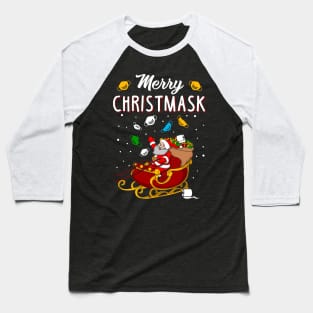 Merry Christmask. Funny Christmas Sweatshirt 2020. Baseball T-Shirt